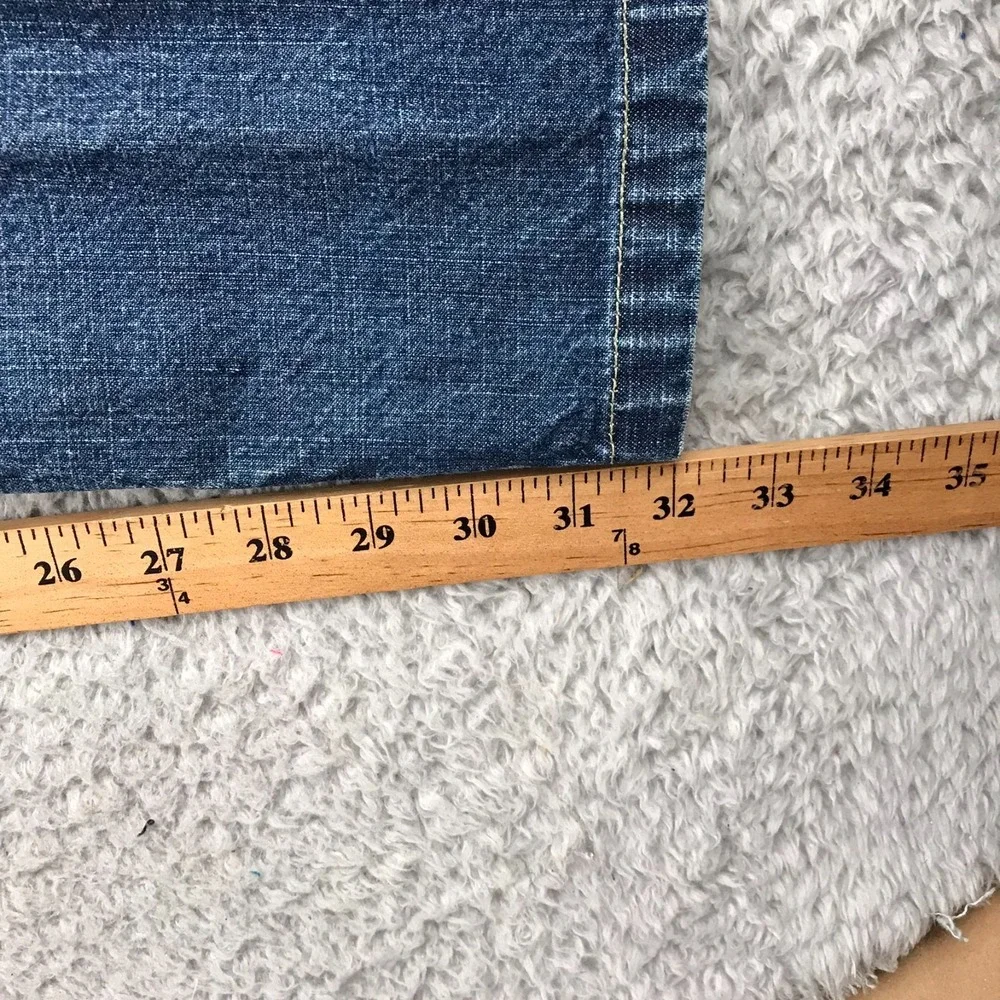 Vtg Southpole Jeans Mens 40 (39x32) Baggy Patches Distressed Y2K Hip Hop Skater